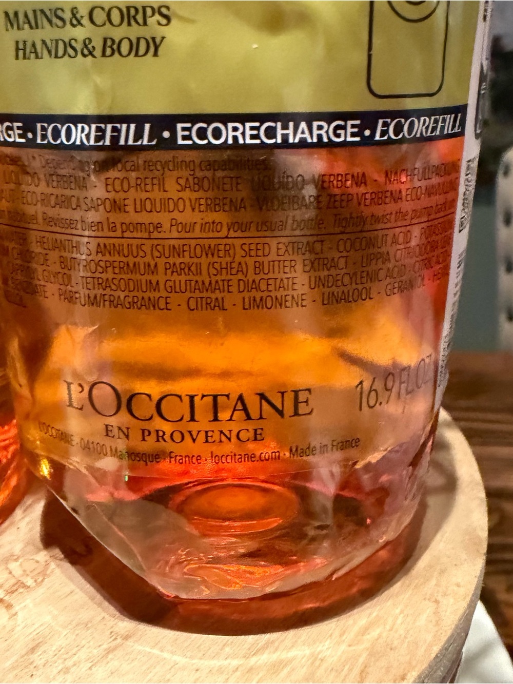 L'OCCITANE Verbena Liquid Soap Refill Duo 16.9 fl oz each L’Occitane hand & body - Picture 5 of 10